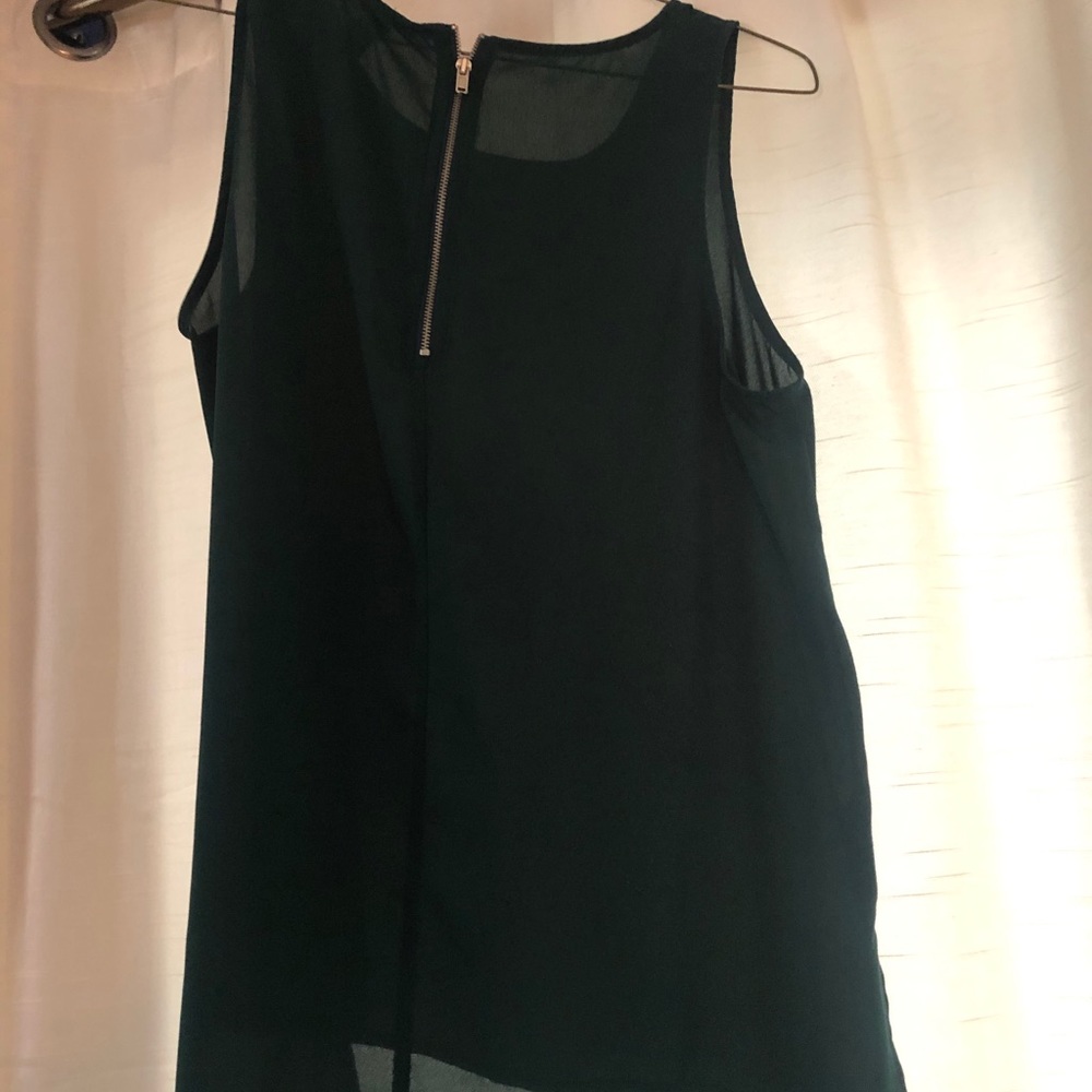 Green blouse